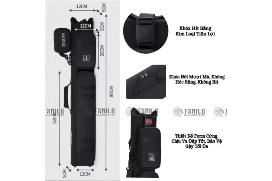 Các loại bao đựng cơ bida được ưa chuộng tại Việt Nam?